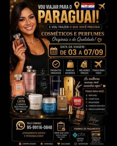 Compras no Paraguai.