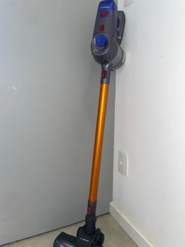 Aspirador De Pó Sem Fio Multiuso Labravia Para Limpeza Casa Cor Cinza