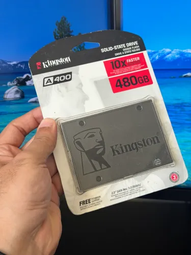 SSD Kingston de 480GB - Novo, lacrado