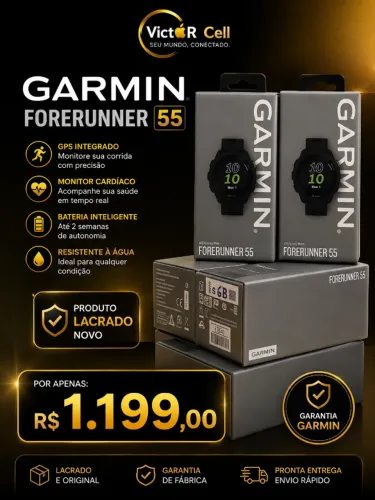 Garmin Forerunner 55 | Lacrado | Novo | Garantia