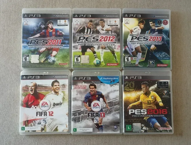 Jogos de futebol PS3 Pes/FIFA (originais)