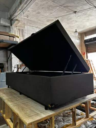 Box Baú Solteiro JD 28cm de Profundidade Interna Direto Da Fábrica