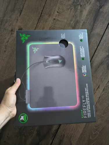 Vende novo Razer Mouse pad Firefly rígido V2 RGB para jogos: iluminação