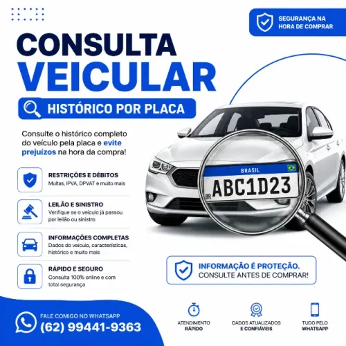 HISTÓRICO DO VEÍCULO POR PLACA