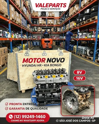 Motores Hr Kia bongo 8 v novo