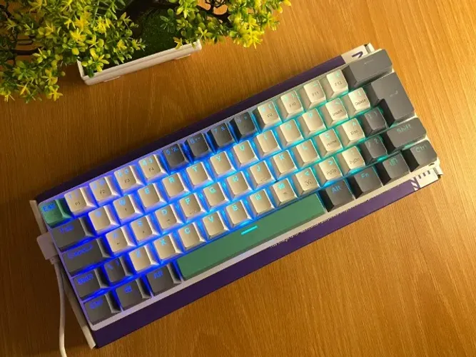 Teclado Mecânico Machenike K500-B61 Red Switch RGB Original Lacrado