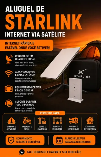 Starlink aluguel / Locação ( A partir de 40,00 )
