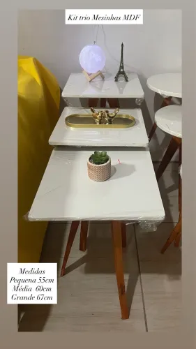 Kit mesinhas em MDF