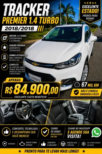 Chevrolet Tracker Premier 1.4 Turbo 16V Flex AUT 2018
