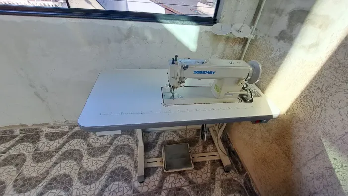 Maquina de costura transporte duplo