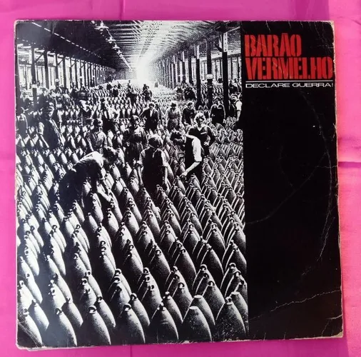 Capa Lp Barão Vermelho Declare Guerra Disco de vinil 1986