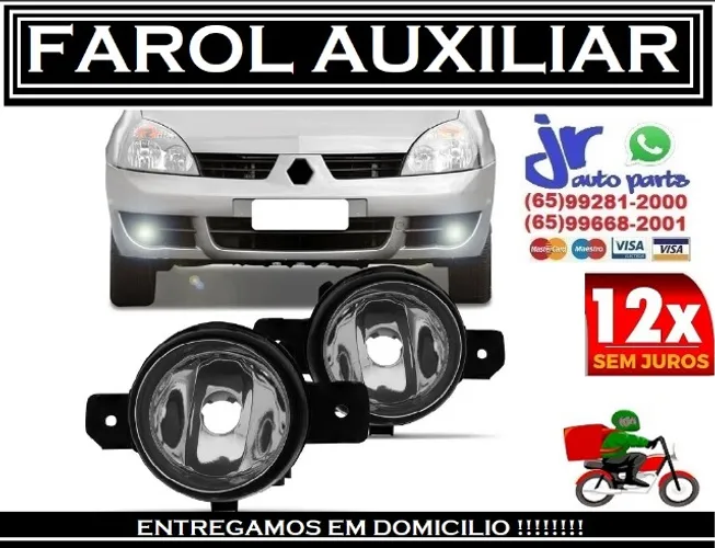 Par Farol de Milha Clio Hatch Sedan 03 04 05 06 07 08 09 10 11 12