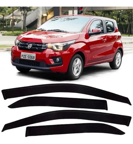 Calha Chuva Fiat Mobi 2016 à 2019 - 4 Pts