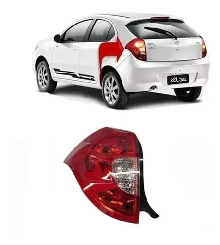 Lanterna Traseira Jac J3 Hatch 2010 2011 2012 2013 Esquerdo