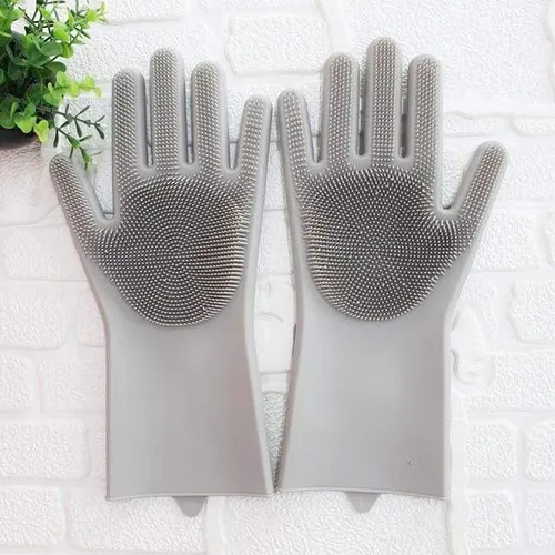 Luvas Mágica De Silicone Limpeza Multiuso Cozinha Faxina Pet