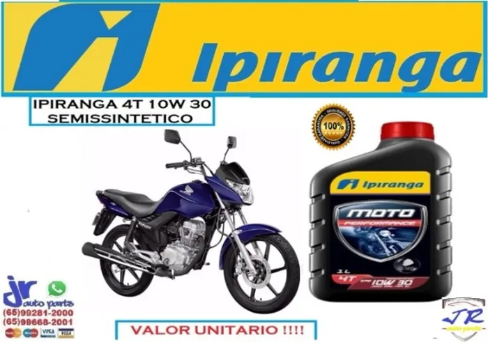 Oleo Ipiranga Moto 4T 10W30 Titan 2012