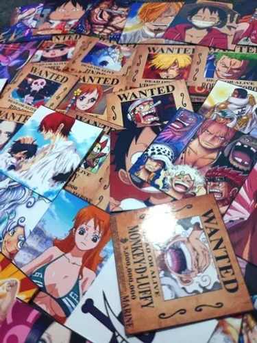 Kit 24 Adesivos One Piece - Luffy Zoro Nika Mugiwara Sanji Chopper Nami - NerdDog Store