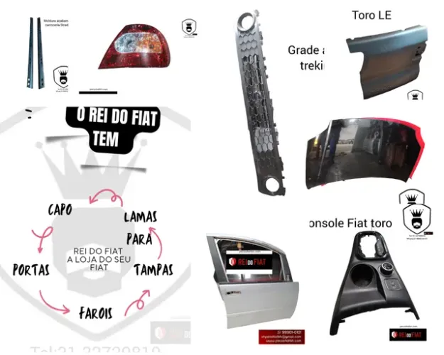 Peças linha Fiat em geral 