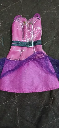 Vestido de Boneca - Barbie -  rosa