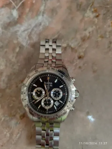 Relógio bulova 45 mm cronógrafo original tudo ok