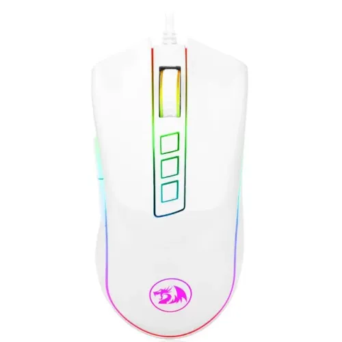 Mouse Gamer Redragon King Cobra FPS Lunar White M711W-FPS 24.000DPI - WZetta