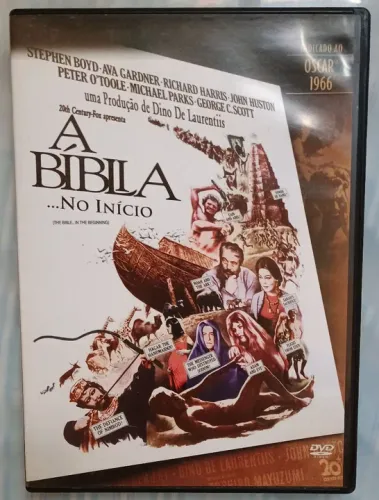 A Bíblia no início em DVD. Filme clássico. Dublado! Difícil de achar.