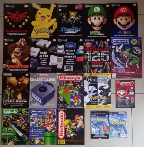 Revistas de Games Nintendo World - Valor da Unidade na descrição