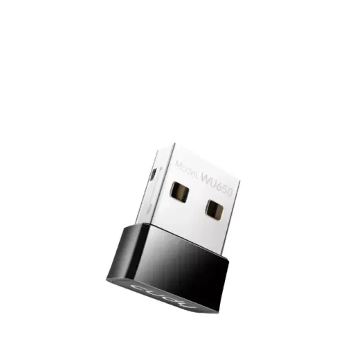 Adaptador Wi-Fi USB Cudy WU650 AC650 Dual Band 5GHz 433Mbps 2.4GHz 200Mbps - WZetta