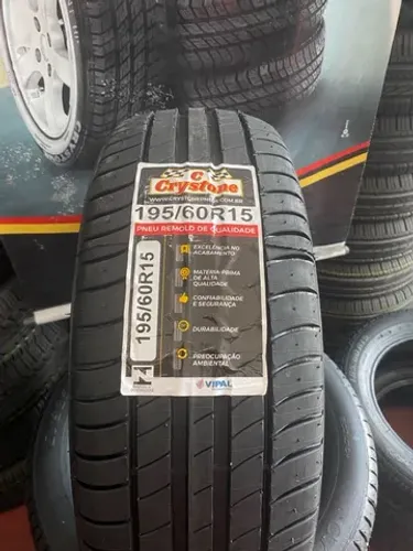 Pneu Crystone 195/60r15 (borracha vipal)