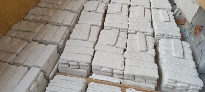 Lote de Tijolinhos de Gesso 3d 500 Peças