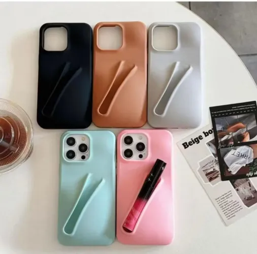 Capa Case Capinha Porta Gloss Ou Batom Lip Case Para iPhone 15 pro max e Iphone 16 pro