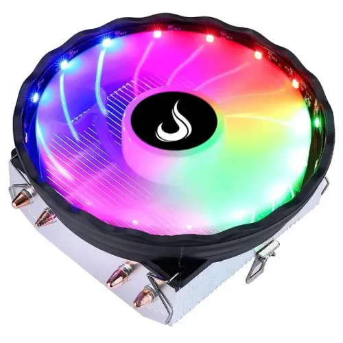 Air Cooler Rise Mode X5 120mm Led Rainbow Intel/AMD LGA1200 | AM4 HeatPipe: 4 - WZetta
