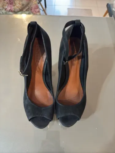 Sandália Salto Alto Schutz Preta