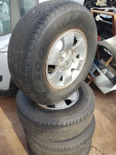 Jogo de rodas Pajero aro 16;parc