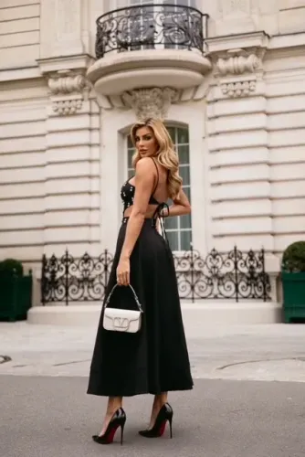 vestido midi preto limonada pink tamanho pp