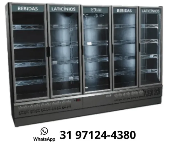 Freezer Expositor de Bebidas 5 Portas Polar