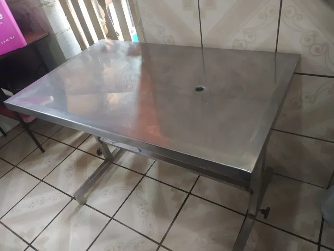 Mesa Inox Veterinária 