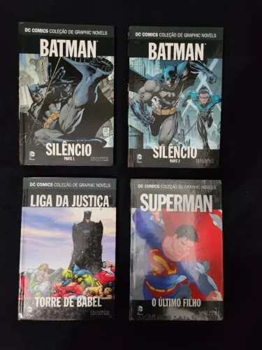 Hq DC Comigs coleção grafic novels 4 volumes 