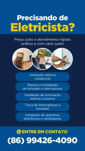 Serviços de eletricista