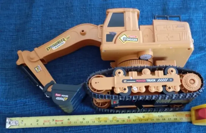 Miniatura Retroescavadeira Power Truck ( Sem Controle )