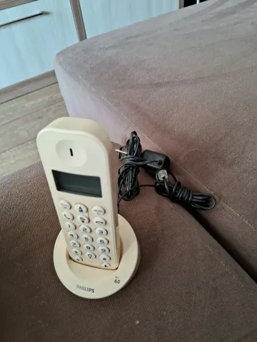 Telefone Fixo Philips modelo D1201w - Sem Fio