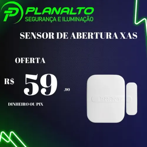 Sensor de abertura xas 4010 smart intelbras