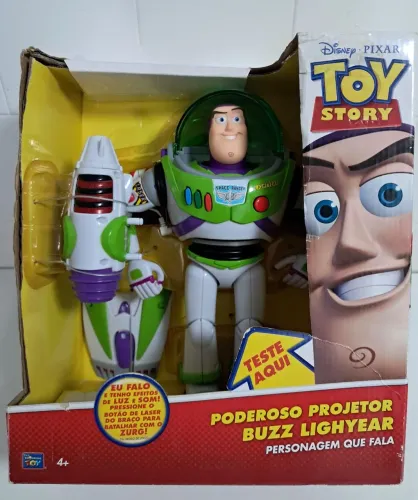 Boneco Falante BUZZ LIGHTYEAR PROJETOR  (Toyng 64096)
