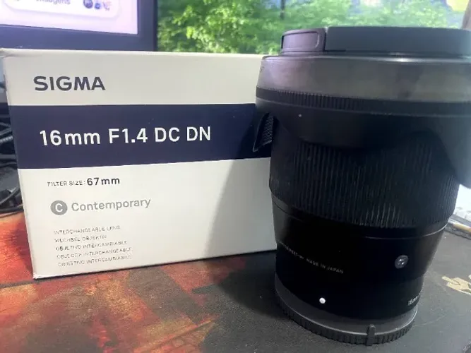 Lente Sigma 16mm 1.4 Sony