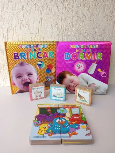 Livros infantis Super Bebê: Hora de Brincar e Dormir