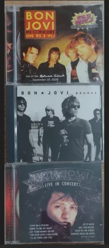 Coleção de CDs Bon Jovi - Itens Raros e em Ótimo Estado + Brindes