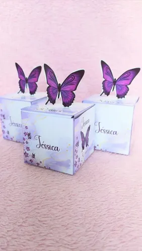 Caixinhas borboleta pra festa de aniversário 