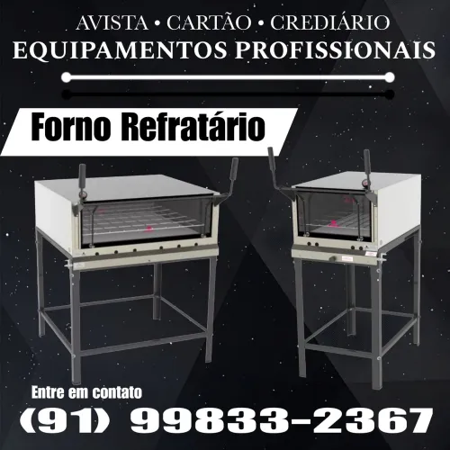 Forno de Pizza e Confeitaria - Entrega Imediata