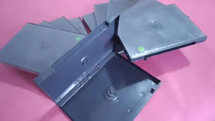 Kit 10 unidades Estojos para CD/DVD 