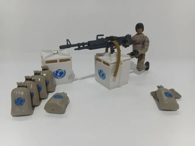 Soldadinho nações unidas , escala gi joe